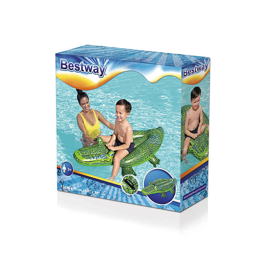 Inflatable Pool Float Bestway Crocodile 152 x 71 cm