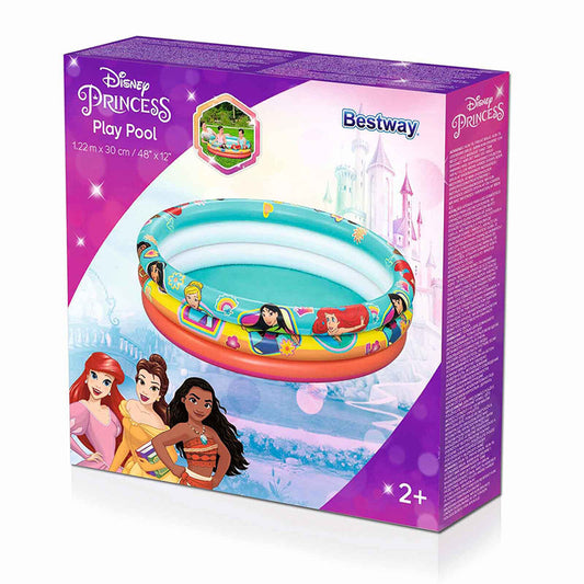 Inflatable Paddling Pool for Children Bestway Disney Princesses 122 x 30 cm (1 Unit)