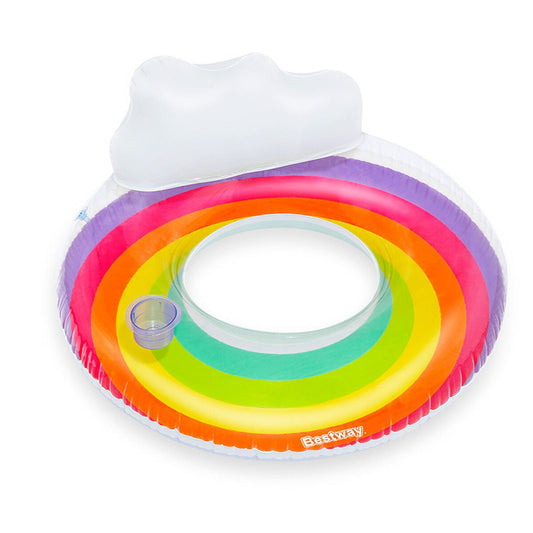 Inflatable Wheel Bestway Ø 107 cm Rainbow