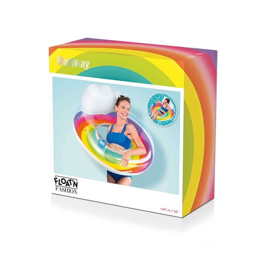 Inflatable Wheel Bestway Ø 107 cm Rainbow