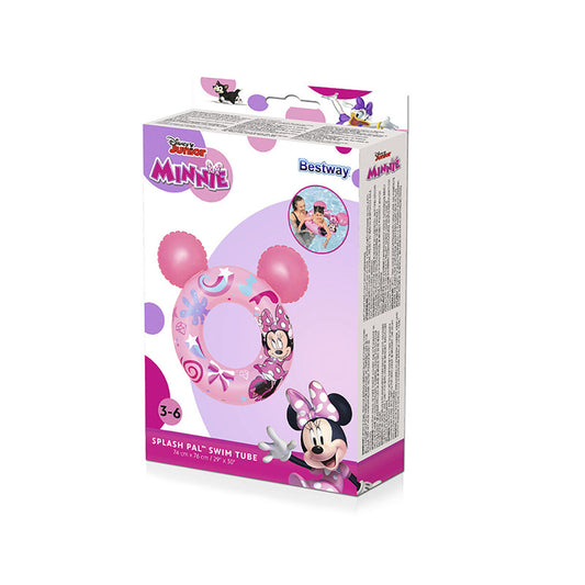 Inflatable Pool Float Bestway Minnie Mouse 74 x 76 cm Pink