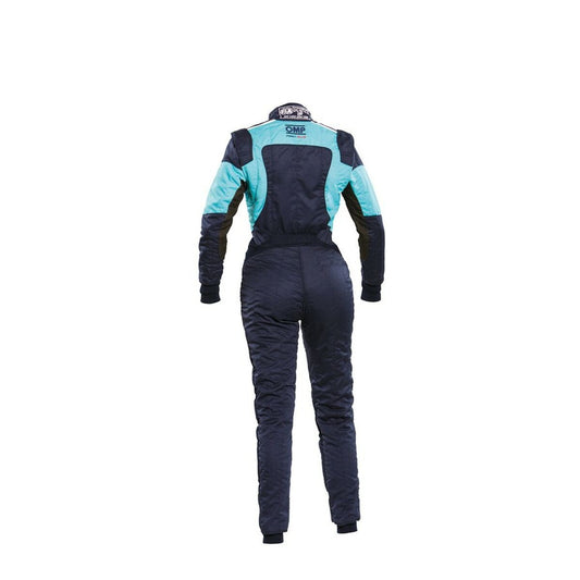 Racing jumpsuit OMP FIRST ELLE Navy Blue 44 Standardised by FIA