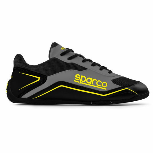 Racing Ankle Boots Sparco S-POLE Black/Yellow 36