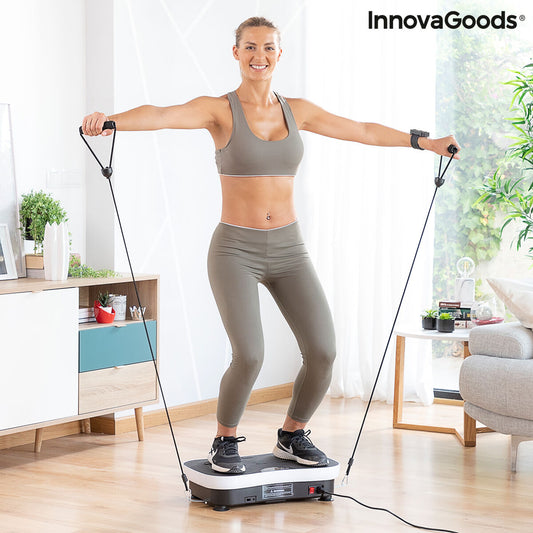 Vibration Training Plate with Accessories and Exercise Guide Vybeform InnovaGoods VYBEFORM Model (Refurbished A)